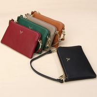 Genuine Leather Ladies Handbag Texture Versatile Deer Mobile Phone Bag main image 3