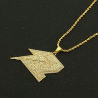 Fashion Diamond Lightning Pendant Necklace Alloy Necklace Wholesale main image 5