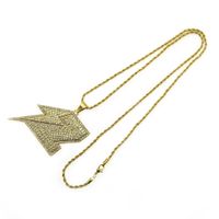 Fashion Diamond Lightning Pendant Necklace Alloy Necklace Wholesale main image 6