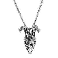 Retro Punk Style Sheep Head Pendant Exaggerated Men And Women Necklace Jewelry sku image 53
