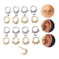 Ethnic Style Geometric Stainless Steel Plating Nose Ring main image 3