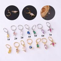 Ear Cartilage Rings & Studs Fashion Animal 316 Stainless Steel  Copper Plating main image 3