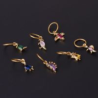 Ear Cartilage Rings & Studs Fashion Animal 316 Stainless Steel  Copper Plating main image 1