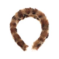 Fashion Leopard Print Wide-brimmed Female Headband Korean Style Autumn And Winter Hairband main image 6