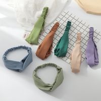 Korean Version Of Velvet Wash Face Sports Yoga Headband Hair Accessories Headdress Jewelry Wholesale main image 1