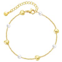 New 18k Gold-plated European And American Minimalist Jewelry Pearl Bracelet sku image 1