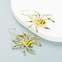 European And American Fashion Exaggeration Funny Spider Alloy Earrings Wholesale sku image 2