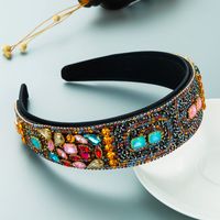 Europäische Und Amerikanische Neue Kreative Super Blinkende Farbige Glasbohrer Stirnband Großhandel sku image 2