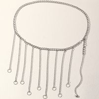 Tendance De La Mode Exagérée En Métal Frange Tempérament Taille Chaîne Jupe Accessoires sku image 1