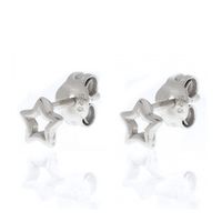 1 Pair Streetwear Star Moon Inlay Sterling Silver Copper Zircon Ear Studs sku image 20