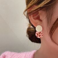 Boucles D&#39;oreilles Imprimé Léopard Automne Et Hiver  Nouvelles Boucles D&#39;oreilles Mode sku image 1