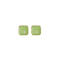 Geometry Square Trendy Stud Earrings Ear Jewelry Flower Creative Stud Earrings Female sku image 1