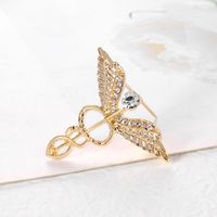 Europäische Und Amerikanische Engelsflügelbrosche Kreative Legierung Diamant Kleidung Accessoires Corsage main image 4