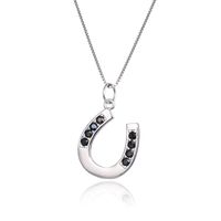 S925 Sterling Silver Fashion U-shaped Letter Necklace Korean Pendant Clavicle Chain main image 6