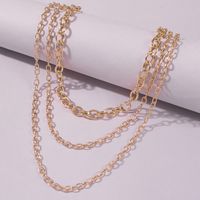 Hip Hop Punk Style Personality Multi-layer Necklace main image 1