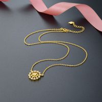 S925 Sterling Silver Personalized New Diamond Clavicle Chain Zircon Pendant Necklace main image 1