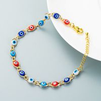 L'europe Et Les États-unis Démon Oeil Bracelet Mauvais Oeil Bracelet Cuivre Goutte À Goutte Huile Bracelet main image 4