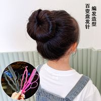 Bobina Herramientas Para El Cabello Agujas De Extensión De Cabello Para Niños Artefacto De Cabello Trenzado Trenzas Para Bebés Accesorios Para El Cabello main image 4