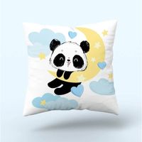 Cute Animal Print Peach Skin Pillowcase main image 8