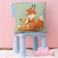 Cute Animal Print Peach Skin Pillowcase main image 11