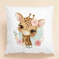 Cute Animal Print Peach Skin Pillowcase sku image 5