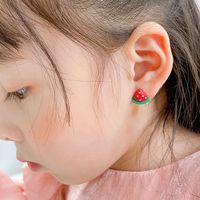 Children's Earrings Ear Clips Baby No Pierced Cute Flower Earrings main image 4