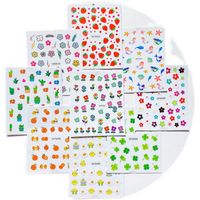 Children's Nail Stickers Baby Nail Stickers Cartoon Fruit Animal Waterproof Sticker Painting main image 6