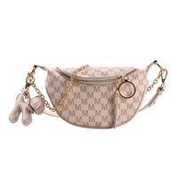 Textured Bag Summer New Trendy Fashion Messenger Bag Chain Chest Bag Popular Waist Bag main image 6