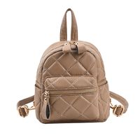 Lingge New Winter Fashion Solid Color Backpack Short-distance Travel Bag One-shoulder Hand Carry main image 6