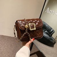 Fashion All-match Chain Shoulder Messenger Bag 2021 New Bag Diamond Square Bag main image 2