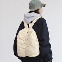 Korean High School Birthday Retro Canvas Backpack College Student Casual Backpack Female main image 4