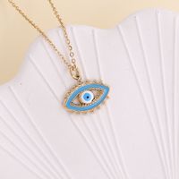 Stainless Steel 18K Gold Plated Stoving Varnish Eye main image 5