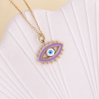 Stainless Steel 18K Gold Plated Stoving Varnish Eye main image 6