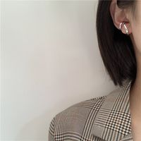 Korean Simple Without Piercing Ear Buckle Double Ring Ear Clip Ear Bone Clip main image 1