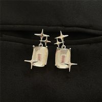 Design Meteor Crystal Star Gems Earrings Wholesale main image 5