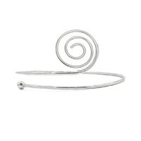Fashion New Armband Wholesale Simple Spiral Opening Metal Temperament Bracelet main image 4