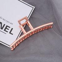 European And American Simple One-line Large Catch Clip Korean Back Of The Head Hairpin main image 5