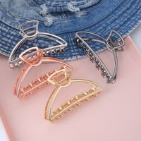 Europe And The United States New Hair Accessories Double Layer Big Catch Clip Wholesale main image 2