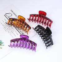 Factory Direct Sales European And American Hot Crystal Hair Accessories Crab Clamp Shark Clip Large Keel Grip Temperament Hair Clip main image 1