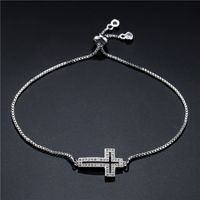 Hollow Cross Bracelet Adjustable European And American Jewelry main image 1