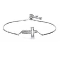 Hollow Cross Bracelet Adjustable European And American Jewelry main image 3