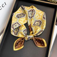 2021 Spring And Summer New Small Square Scarf Fashion Silk Scarf Female main image 1