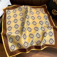 2021 Spring And Summer New Small Square Scarf Fashion Silk Scarf Female main image 3