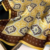 2021 Spring And Summer New Small Square Scarf Fashion Silk Scarf Female main image 4