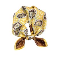 2021 Spring And Summer New Small Square Scarf Fashion Silk Scarf Female main image 6