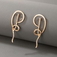 European And American Exaggerated Snake-shaped Earrings main image 3