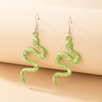 European And American Exaggerated Snake-shaped Earrings main image 5