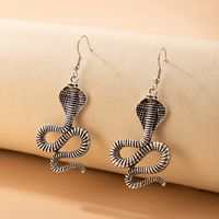 European And American Exaggerated Snake-shaped Earrings main image 7
