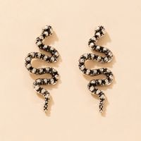 European And American Exaggerated Snake-shaped Earrings sku image 9