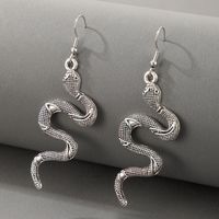 European And American Exaggerated Snake-shaped Earrings sku image 2